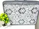 Жаккардовый чехол на диван и 2 кресла с юбкой Altinkoza Damask Турция Белый
