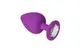 Анальная пробка  Purple Silicone Diamond, S