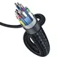 Кабель Baseus Enjoyment Series 4KHD Male to 4KHD Male Adapter 2m, Dark gray (CAKSX-C0G)