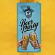 Открывалка для бутылок настенная Beer party 32х15 см (ODP_20J013)