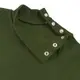 Боди с длинным рукавом и высокой горловиной Khaki