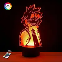 3D ночник "Каминари"(УВЕЛИЧЕННОЕ ИЗОБРАЖЕНИЕ)+ пульт ДУ + сетевой адаптер + батарейки (3ААА)  3DTOYSLAMP
