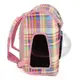 Рюкзак для переноски животных CosmoPet CP-20 для кошек и собак (Розовый в клеточку)