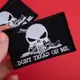 Набор шевронов 2 шт с липучкой Змея Череп карателя, Don't Tread On Me, Punisher, черный вышитый патч шеврон