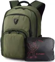 Рюкзак для ноутбука 15,6" Sumdex PON-394TY + дождевик хаки