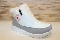 Ботинки дутики женские зимние белые С334 41