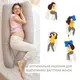 Подушка П-форма IDEIA 140х75х20 см U-shape для беременных, реабилитации и повседневного комфорта с наволочкой