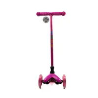 Самокат дитячий триколісний iTrike Mini BB 3-013-5-P зі світними колесами, Рожевий