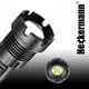 Мощный тактический фонарик Heckermann 1690 LED ZOOM USB 5000mAH 2500 lm