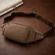Сумка поясная текстильная Vintage 20176 Коричневая