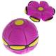 Складной игровой мяч-трансформер Flat Ball Disc Светящийся 6 led Диск-мяч мячик для фрисби и активных игр