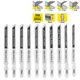Набор пильных полотен для электролобзика Trotec 10 pieces Metal Set (6215001131)