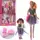 Детская кукла DEFA Bambi 8304 с дочкой Розовый