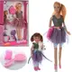 Детская кукла DEFA Bambi 8304 с дочкой Розовый