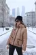 Куртка женская зимняя бежевая код П839