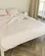 Постельное белье семейное Dushka Home Сатин Люкс 20939 160х215х2 см бледно персиковое