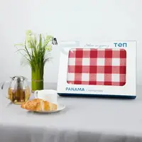 Скатертина водовідштовхувальна ТЕП Panama Red Check С-04187-29805 180х220 см червона