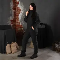 Жіноча куртка Stalker SoftShell Чорна (7442), XXXXL