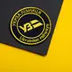 Шеврон на липучке Укрзалізниця круглый черный 7 см вышитый патч нашивка украинской железной дороги