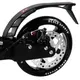 Двухколесный самокат Scale Sports, складной руль, ручной тормоз. Black. (SS-04 черный)