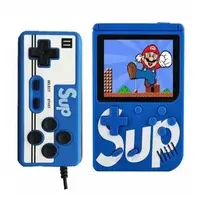 Ігрова консоль приставка з додатковим джойстиком dendy SEGA 400 ігор 8 Bit SUP Game Синій