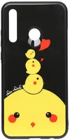 Чехол-накладка TOTO Cartoon Print Glass Case Huawei P Smart+ 2019 Chicken Chick