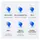 Наушники Bluetooth USAMS TWS NX10 |BT5.2, 35/320mAh, 5h|