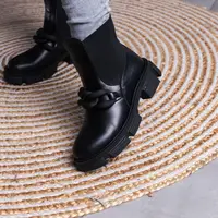 Черевики жіночі Fashion Hoofington 3441 36 розмір 23,5 см Чорний