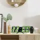 Электронные настольные LED часы с будильником и термометром LY-1089 Black (зеленая подсветка) (6801)