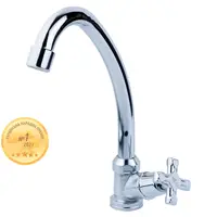 Смеситель QN 1/2" монокран на гайке (КРАТНО 2шт) AQUATICA QN-1G158C (9786600)