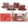Сервиз кофейный 12 предметов Red style SNT 022-12-16