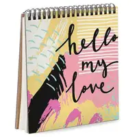 Скетчбук для эскизов и зарисовок Hello my love 16,7х18 см 45 листов