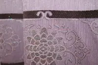 Шторна тканина льон. Висота 2,7м. Колір рожевий з бузковим. Код 1385ш