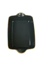 Форма для запекания Декор Керамика Graphite Gold ГГ-220 2.2 л черная