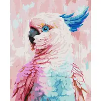 Картина по номерам "Яркий какаду" ©Ira Volkova Идейка KHO4398 40х50 см