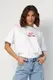 Женская футболка oversize с надписью Be good. Be bad. Just be - белый цвет, S