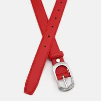 Жіночий ремінь шкіряний Borsa Leather CV1ZK-102r-red