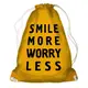 Рюкзак-мешок Smile more worry less (RM_LP016_ZHL)