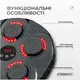 Боксерский тренажер EasyFit настенный музыкальный с подсветкой