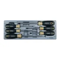 Набір викруток 6пр. (SL5,5;6,5;8;PH1;2;3) в лотку