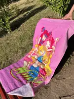 Пляжное полотенце 75х150см. Турция. Winks pink