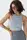 Трикотажний топ з необробленим низом - світло-сірий цвет, 40р