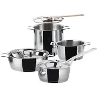 Набір посуду Alessi 7 предметів сірий