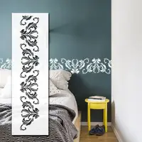 Трафарет для декоративной штукатурки, покраски с бесшовным рисунком., пластиковый трафарет (250х1020)