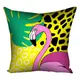 Подушка габардиновая с принтом Flamingo 40x40 см 4P_EX010