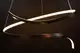 Люстра светодиодная подвесная LED светильник для квартиры на потолок лэд 26977 Черный 40-200х80х80 см.
