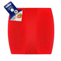 Подставка под горячее Gipfel GP-0332 20.3х20х0.7 см красная