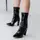 Сапоги женские Fashion Willow 3306 40 размер 25,5 см Черный