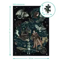 Пазл "Harry Potter. Преданный. Легенда. Гордый" (500 элем)