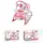 Дитячий шезлонг Hu-Baby 870 B 4в1 музична підвіска регульована спинка. Pink (179352)